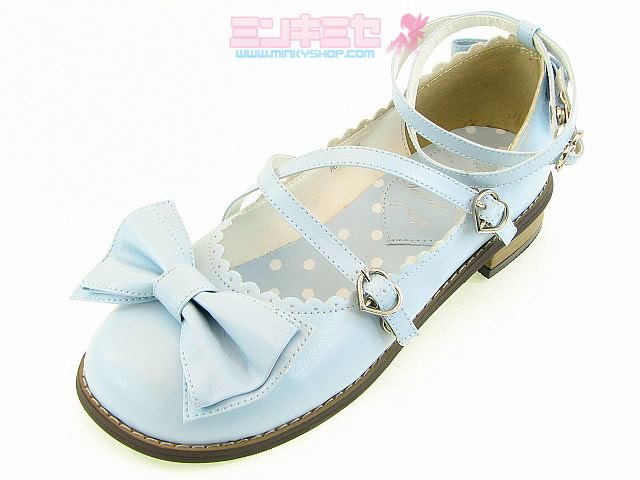 Secret Shop Traditional Tea Party Shoes Baby Blue